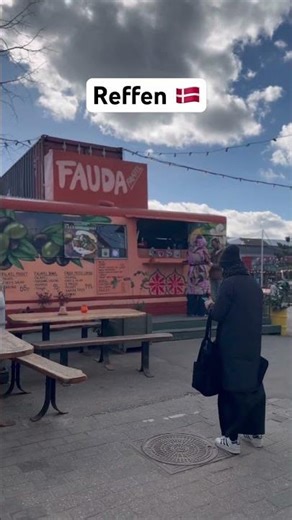 Reffen Street Food stalls, Copenhagen, Denmark
