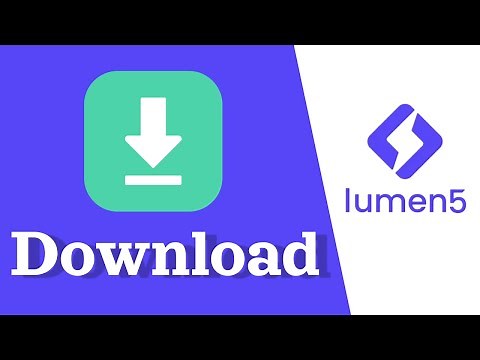 How To Download A Video In Lumen5.