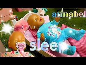 Baby Annabell Doll go to sleep | 👩‍👩‍👧 Baby video for kid