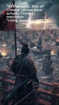 Japan's Pirates Controlled Asian Trade for 200 Years #shorts