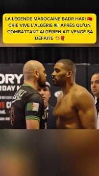 Le guerrier algérien qui a vengé Badr Hari ! 🇩🇿🥊