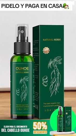Ouhoe: Elixir para Crecimiento Rápido de Cabello