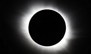 Nasa animation shows solar eclipse path – video