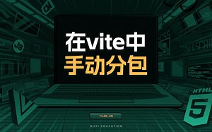 在vite中手动分包【渡一教育】