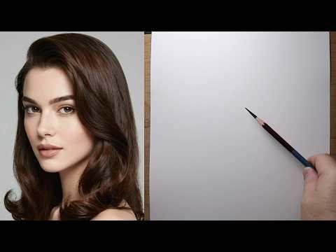 how to draw easy face for beginners | Portrait Drawing Tutorial