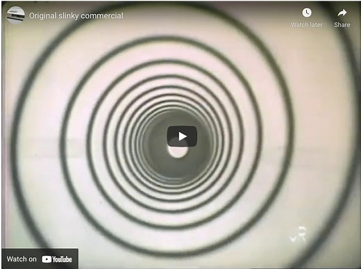 This is the original Slinky TV commercial. Accept no substitutes