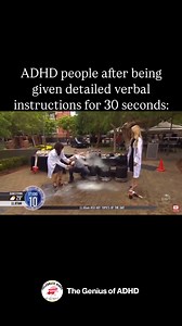 ADHD brain after 30 seconds of instructions: system crash 💥😂 Who else zones out halfway through? #adhdbrain #instructionslost #relatable | The genius of ADHD