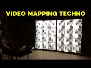 Performance Live Vidéo Mapping techno avec HeavyM & Kit Stak x2