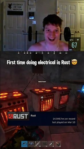 First time doing electrical in Rust #rust #rustelectricity #rustconsole #rustirl #facepunch