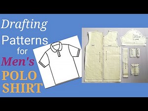 Drafting Patterns for Men's POLO SHIRT