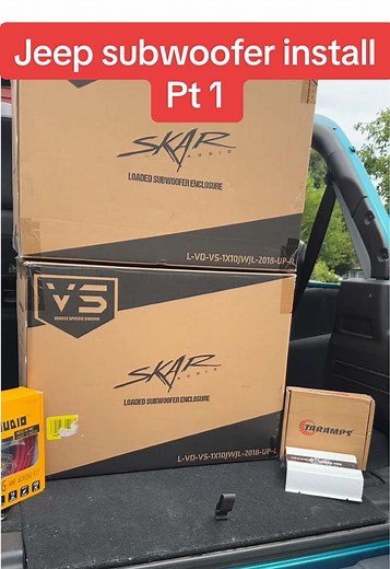 Jeep Subwoofer Installation Project Part 1