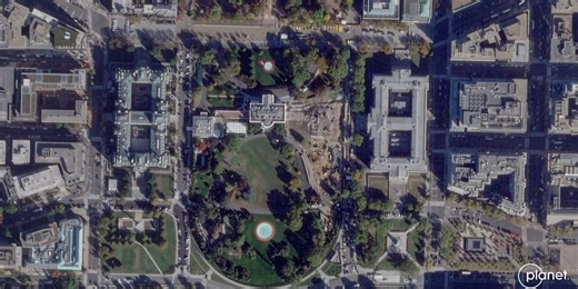 New satellite images show before and after of demolition of White House East Wing