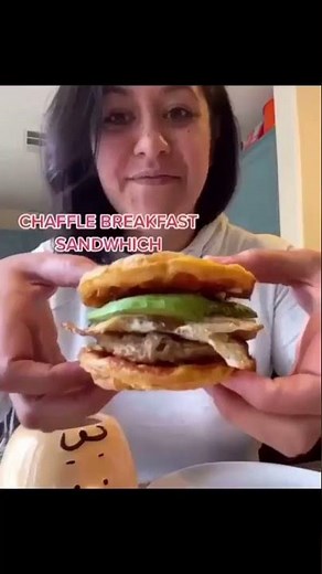 Chaffle breakfast sandwich 🥪 *Keto Recipes*