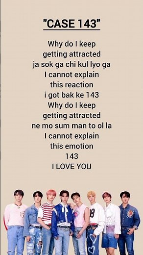 Straykids - CASE 143 Lyrics #straykids #case143 #straykidscase143 #case143lyrics #kpop #shortsfeed