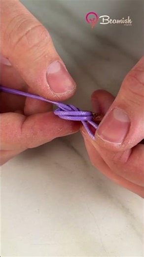 Quick Double String Knot #simple #doubleknot #trick