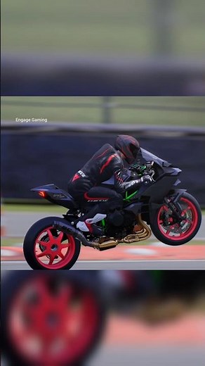🔥Kawasaki Ninja H2R Race on Track | #ride5 #kawasaki #h2r #ps5
