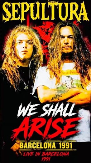 WE SHALL ARISE ⚡ SEPULTURA | Barcelona (1991) #shorts