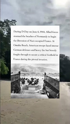 D-Day: Omaha Beach (June 6, 1944) — The Hardest Landing 🌊⚔️