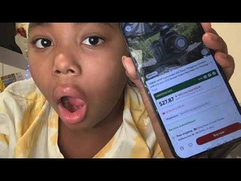 Come look for a camera online for my video ￼