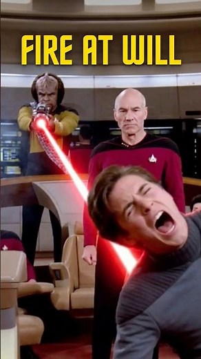 Star Trek TNG - Fire at Will Joke