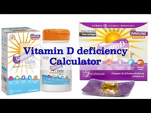 Vitamin D Deficiency Dose Explained | IU Calculator ☀️