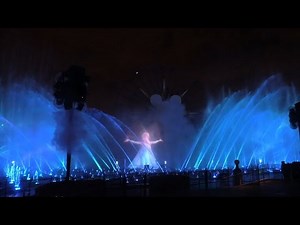 Frozen Let It Go World of Color Celebrate sequence at Disneyland