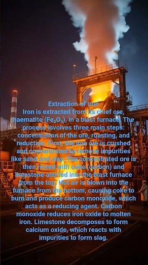 clear extraction process of iron