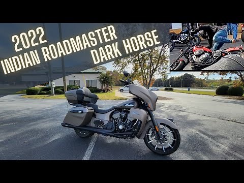 2022 Indian Roadmaster Dark Horse Test Ride & a Biker Down