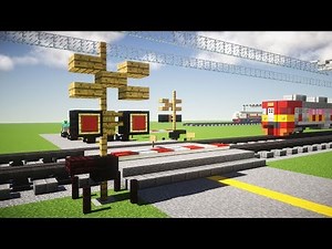 Minecraft Indonesian Railroad Crossing Tutorial
