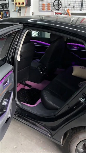 Car Interior Ambient Lighting Upgrade | LED Glow #shorts
