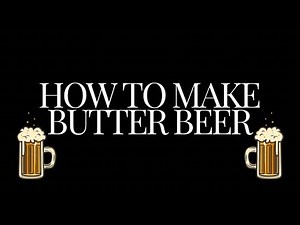 How to make butterbeer from Harry Potter | butterbeer recipe