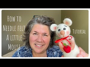 How to needle felt a little mouse - tutorial