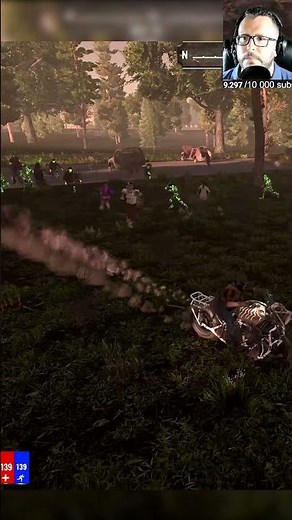 Hell on Earth Hordes are INSANE!!! | 7 Days to Die Darkness Falls Mod HELL ON EARTH #shorts