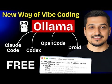 Run Ollama + (Claude Code, Codex, Droid and OpenCode) : A New Way of Vibe Coding