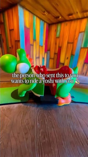 You + me + a Yoshi… just saying 💚