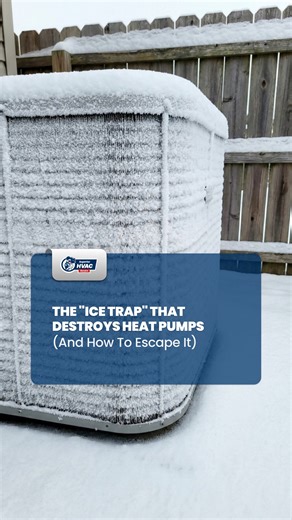 Superior HVAC Service on Instagram: "Why your heat pump is icing up and how it destroys your fan motor Seeing a light dusting of frost on your heat pump during Canadian winters is normal, but if your unit looks like a solid iceberg, you have a critical problem. When the defrost cycle fails to activate, ice accumulates rapidly, physically blocking airflow and creating massive resistance against your fan blades. This forces the fan motor to work harder than it was designed to, leading to overheati