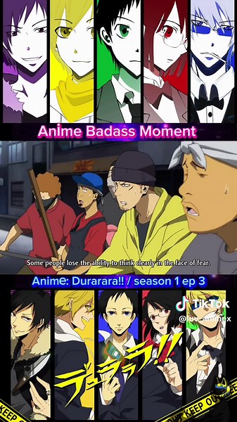 Durarara!! / season 1 ep 3 #animetiktok #animefightscene #durarara #foryou