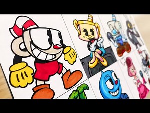 Drawing FRIDAY NIGHT FUNKIN'-Cuphead Mods / DLC the Delicious Last Course