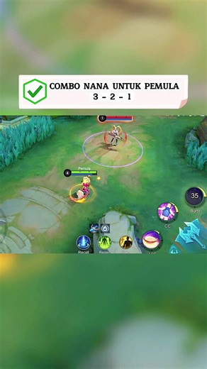COMBO NANA UNTUK PEMULA | MLBB ✅ #tutorial #nana #MLBBEternalSeasons #MLBBNEWSKIN