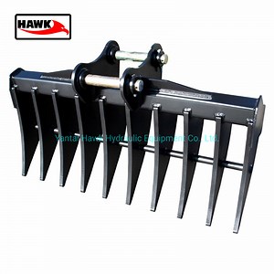 [Hot Item] Excavator Rake Attachments for Sale Excavator Rake Spare Parts