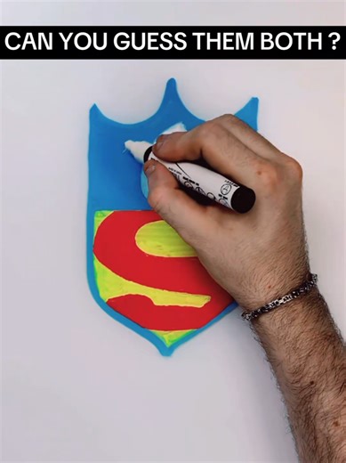 Whiteboard logo mash up 🏈🦸 Can you guess both logo's ?? 🧐 Get your own custom Casca glass writing board from: www.boardsdirect co.uk #mindgames #puzzletok #brainteaser #logochallenge #fyp