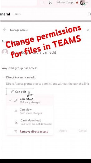 Fix Your Teams File Sharing Problems in 30 Seconds! #Short