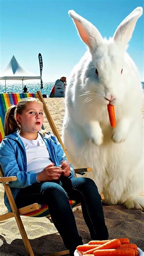 Emma Picked a Giant Rabbit… But Cappy Cheated with Speed! #capybara
