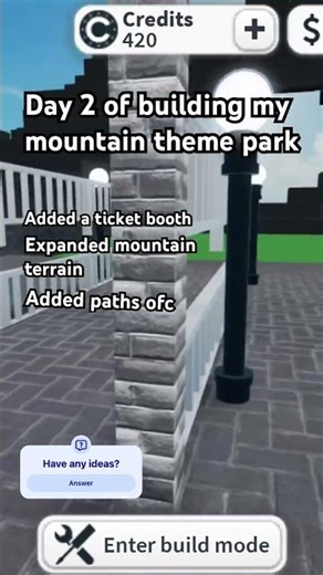 Day 2 of my theme park #roblox #tpt2 #trending #fyp