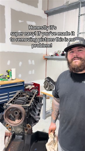 Honestly super easy! #ls #turbo #enginework #engine #chevy