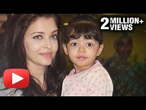 Aishwarya Rai And Baby Aaradhya Bachchan Return From Dubai - SPOTTED