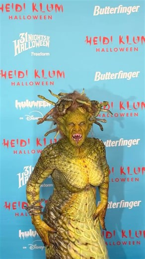Variety on Instagram: "Heidi Klum debuts her Medusa costume at her Halloween Celebration in NYC."