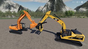SCREEN BUCKER FOR HITACHI ZX 290 V1.0 - FS19 mod - FS19.net