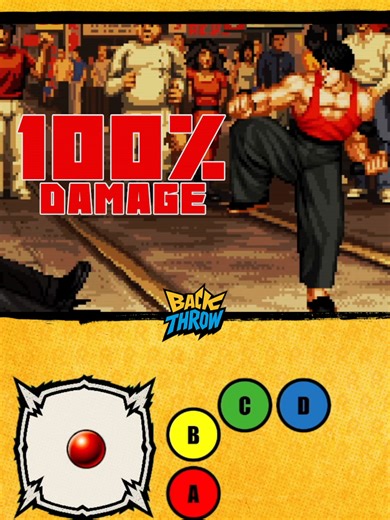 Real Bout Fatal Fury Special - Hon-Fu 100% damage combo (with inputs). #FatalFury #SNK #fyp #KOF #fightinggamescommunity
