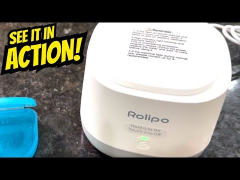 See The Ultrasonic Cleaner In Action